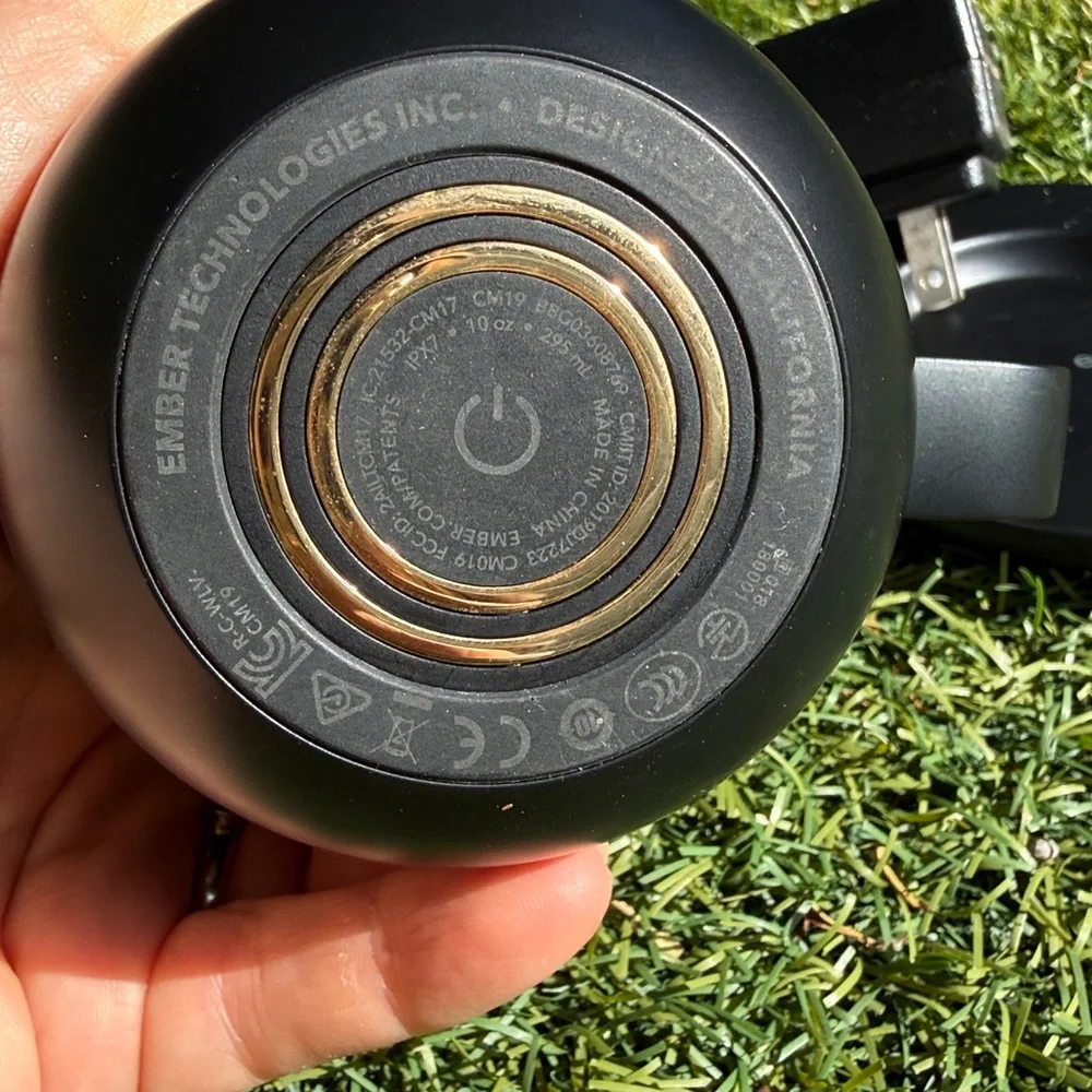 EMBER Black Electric Coffee Mug with Power Adapter - Picture 3 of 4
